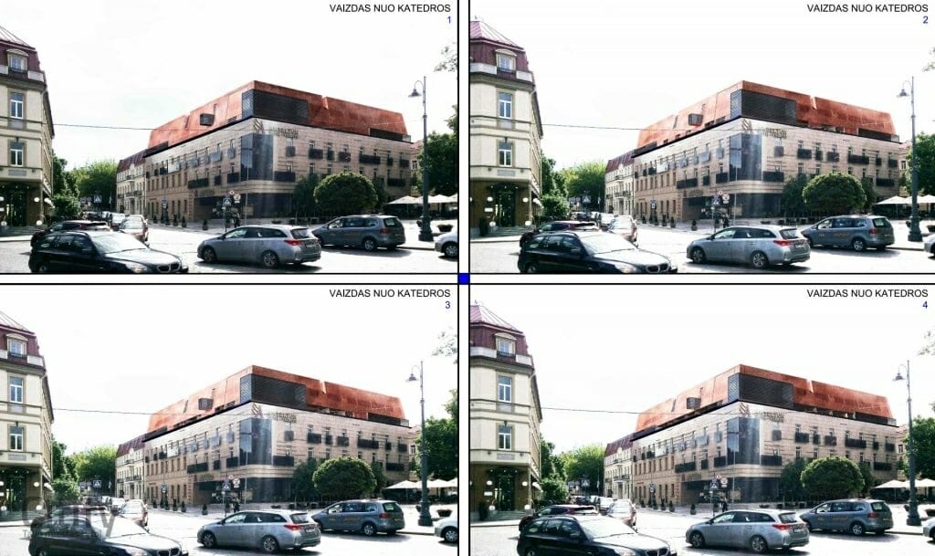 Amberton rekonstrukcija (L. Stuokos-Gucevičiaus g. 1) - Hotel - visualization