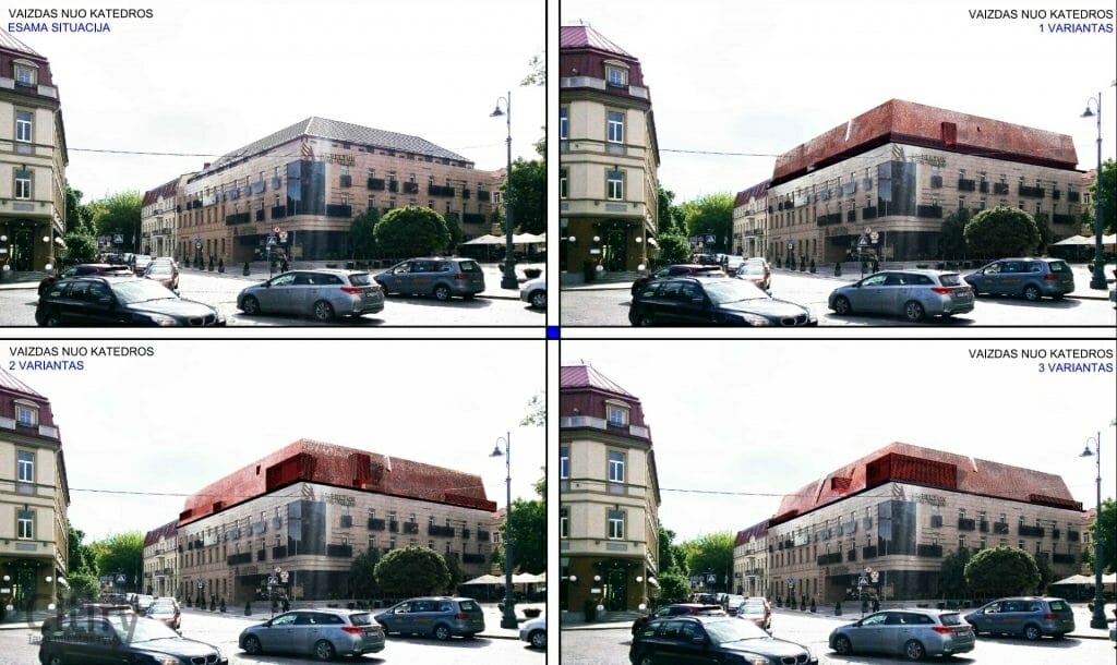 Amberton rekonstrukcija (L. Stuokos-Gucevičiaus g. 1) - Hotel - visualization