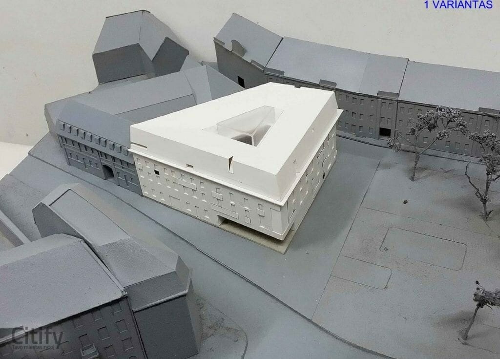 Amberton rekonstrukcija (L. Stuokos-Gucevičiaus g. 1) - Hotel - visualization