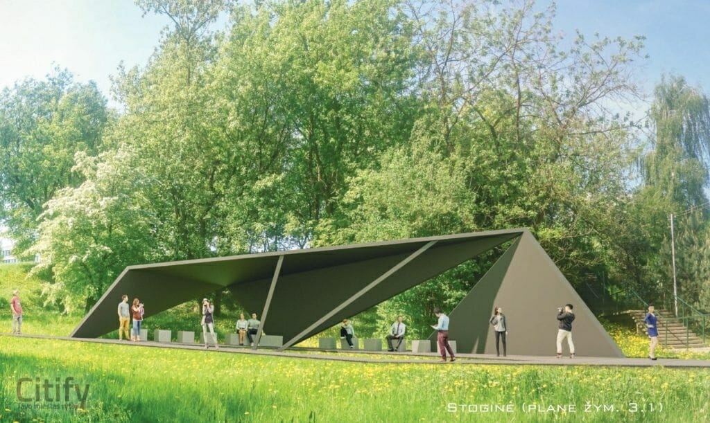 Gričiupio parkas (Studentų g.) - Park - visuaalne