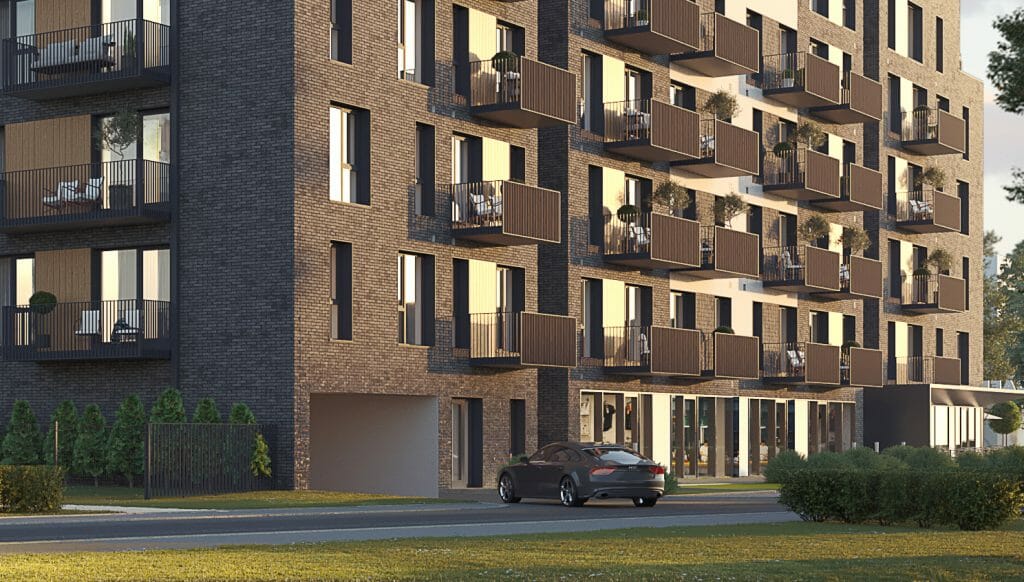 LINK TEN (Linkmenų g. 19) - Multi apartment - visualization