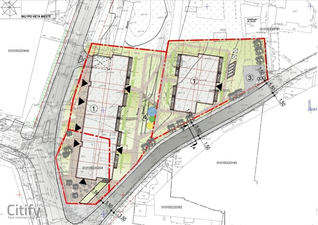LINK TEN (Linkmenų g. 19) - Multi apartment - visualization