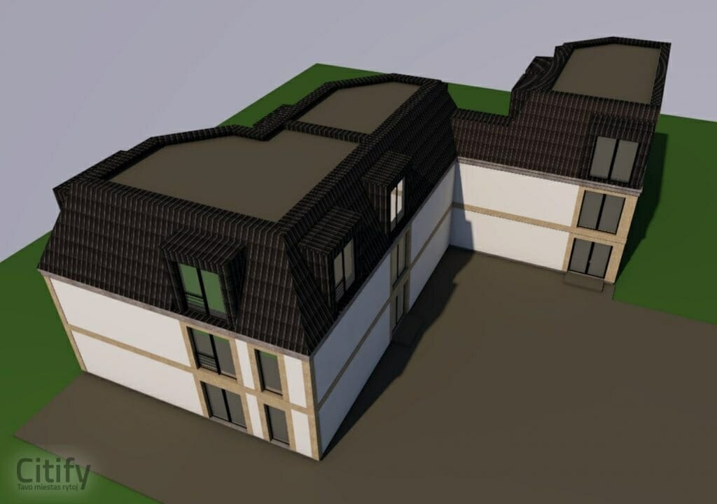Nemenčinės pl. 112 B dalis (Nemenčinės pl. 112) - Korterelamu - visuaalne
