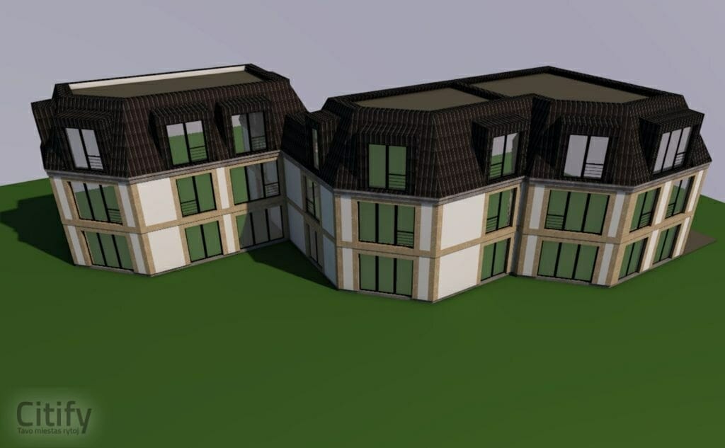 Nemenčinės pl. 112 B dalis (Nemenčinės pl. 112) - Korterelamu - visuaalne