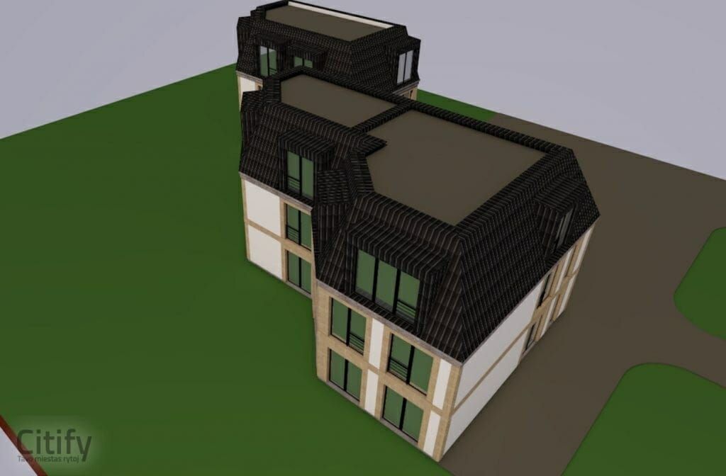 Nemenčinės pl. 112 B dalis (Nemenčinės pl. 112) - Korterelamu - visuaalne