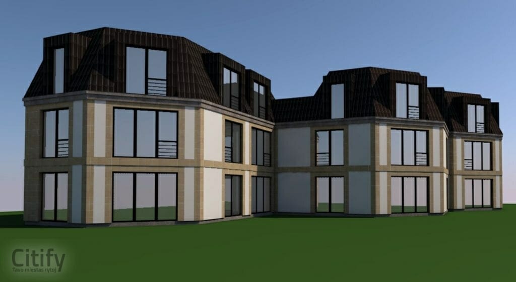Nemenčinės pl. 112 B dalis (Nemenčinės pl. 112) - Korterelamu - visuaalne