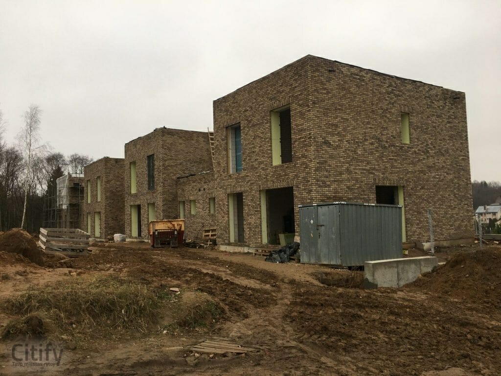 Žemoji g. 115, 117 (Žemoji g. 115, 117) - Rindu mājas - būvdarbu attēli