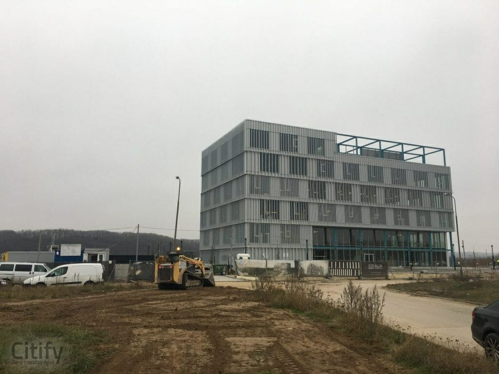 Alia (Raudondvario pl. 107) - Office center - construction photos