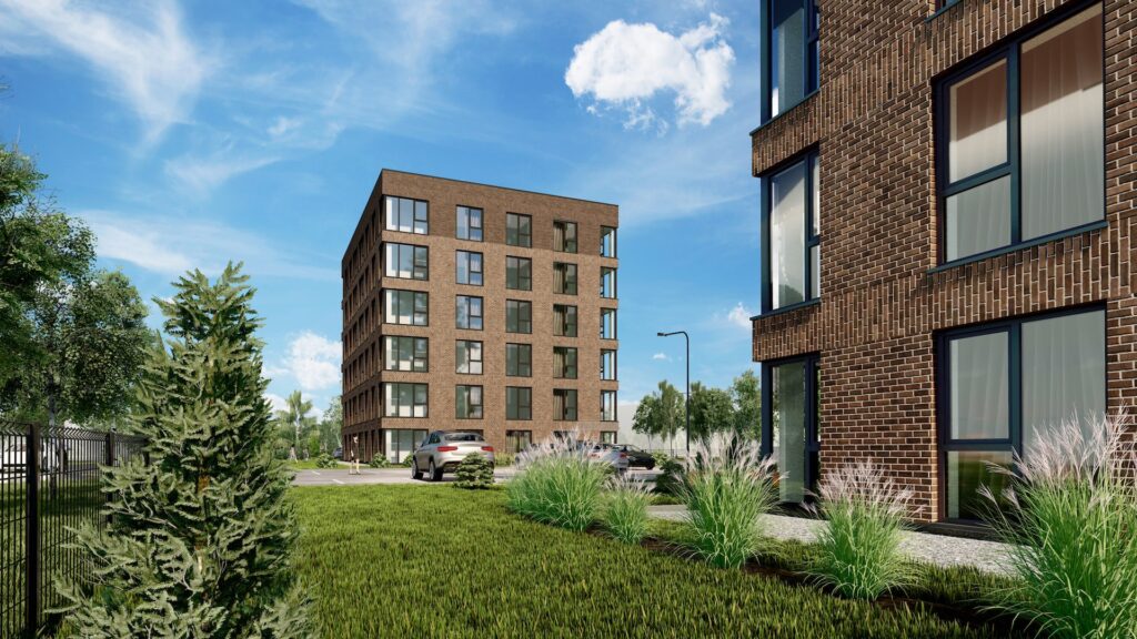 Beržų namai 1 etapas (A. Juozapavičiaus pr. 29C) - Korterelamu - visuaalne