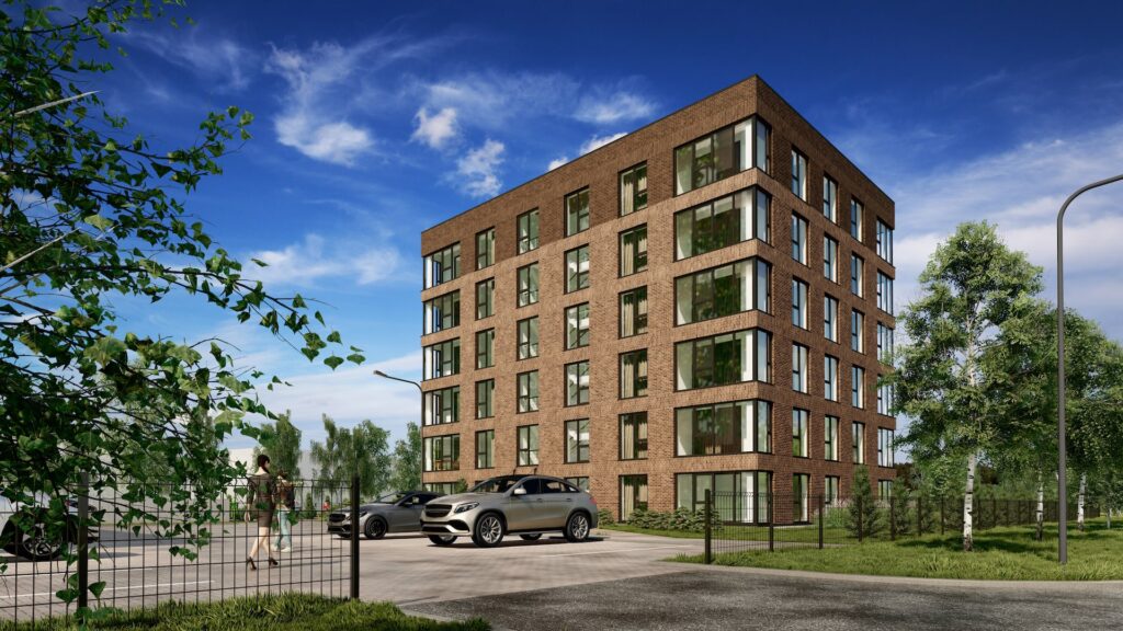 Beržų namai 1 etapas (A. Juozapavičiaus pr. 29C) - Korterelamu - visuaalne