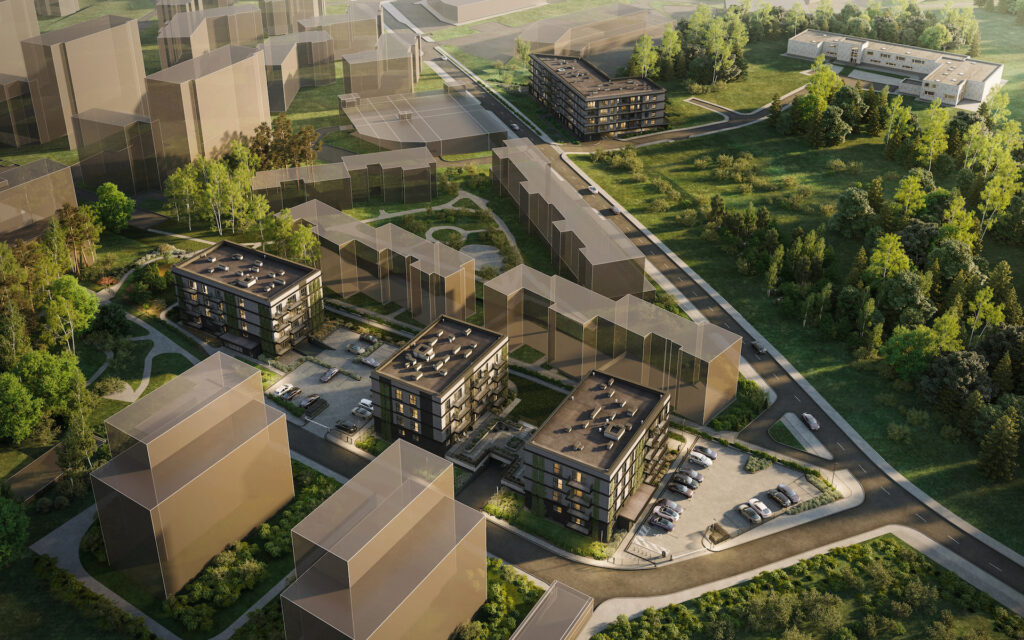 B Kvadratu (Bajorų kel. 29) (Bajorų kel. 29) - Multi apartment - visualization