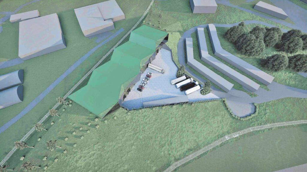 Naujoji Riovonių g. 4 (Naujoji Riovonių g. 4) - Office center, Warehouse / Distribution center - visualization