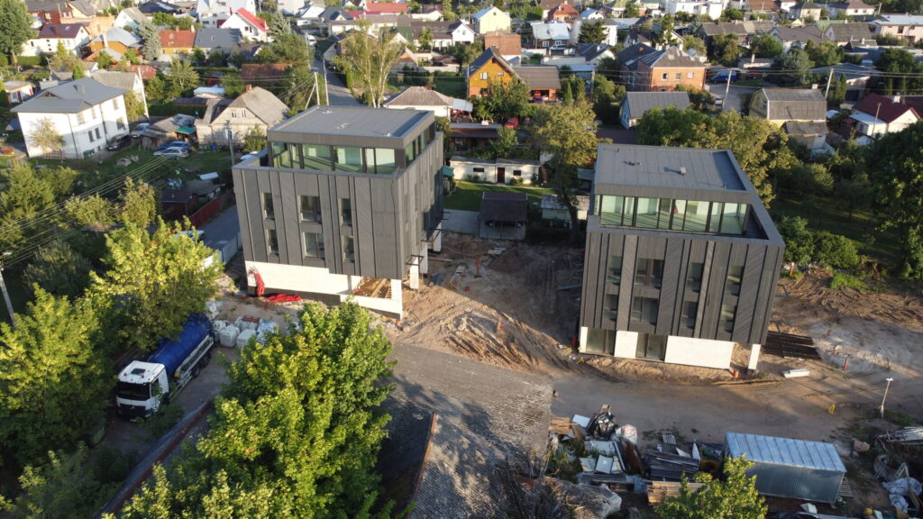 Hygge Namai (Kranto al. 116) - Multi apartment - construction photos