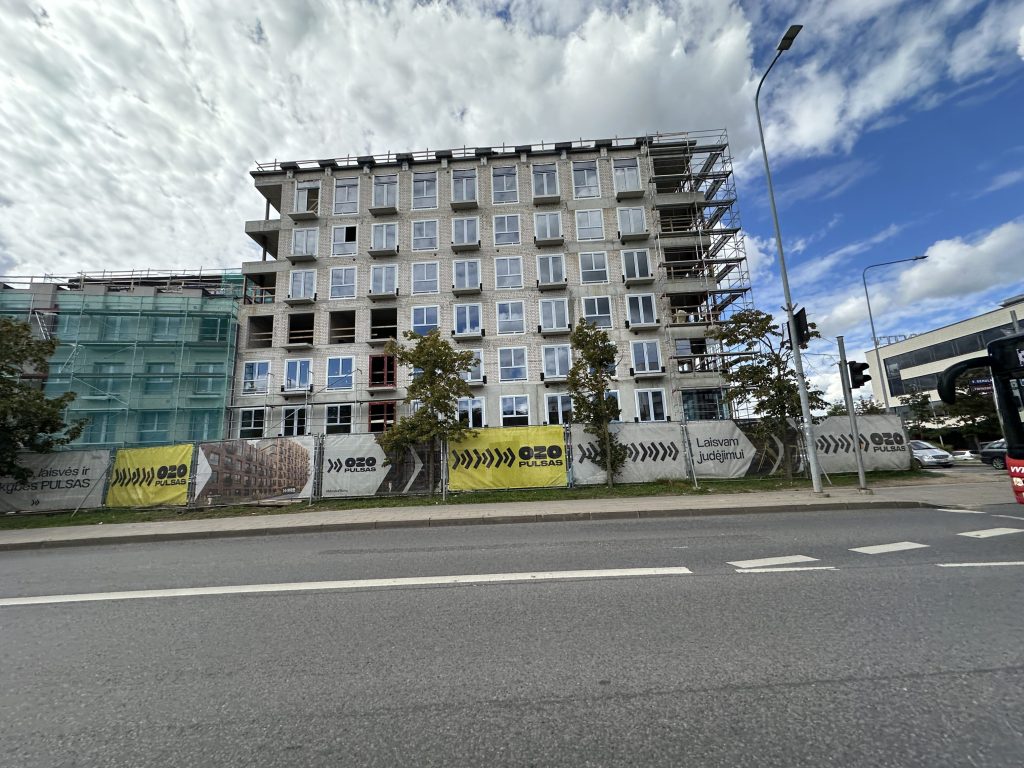 Ozo pulsas (Vito Gerulaičio g. 4) - Co-living, Viesnīca, Daudzdzīvokļu nams - būvdarbu attēli