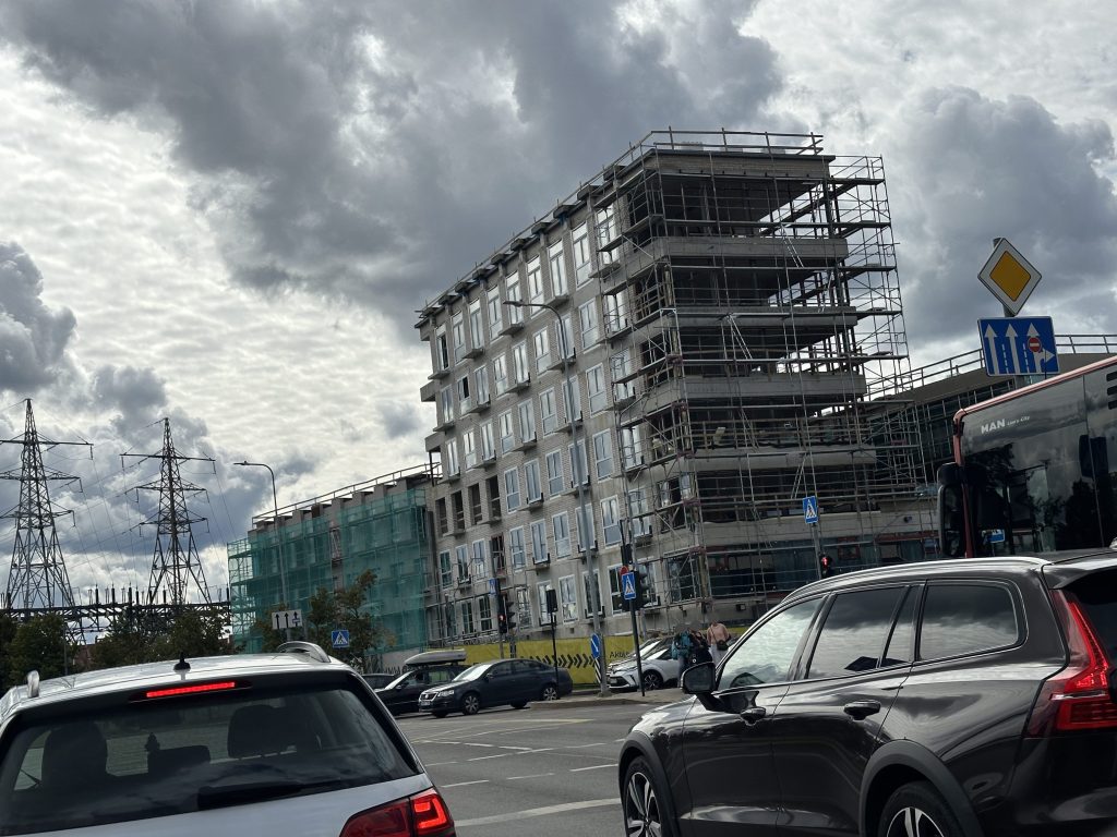 Ozo pulsas (Vito Gerulaičio g. 4) - Co-living, Viesnīca, Daudzdzīvokļu nams - būvdarbu attēli