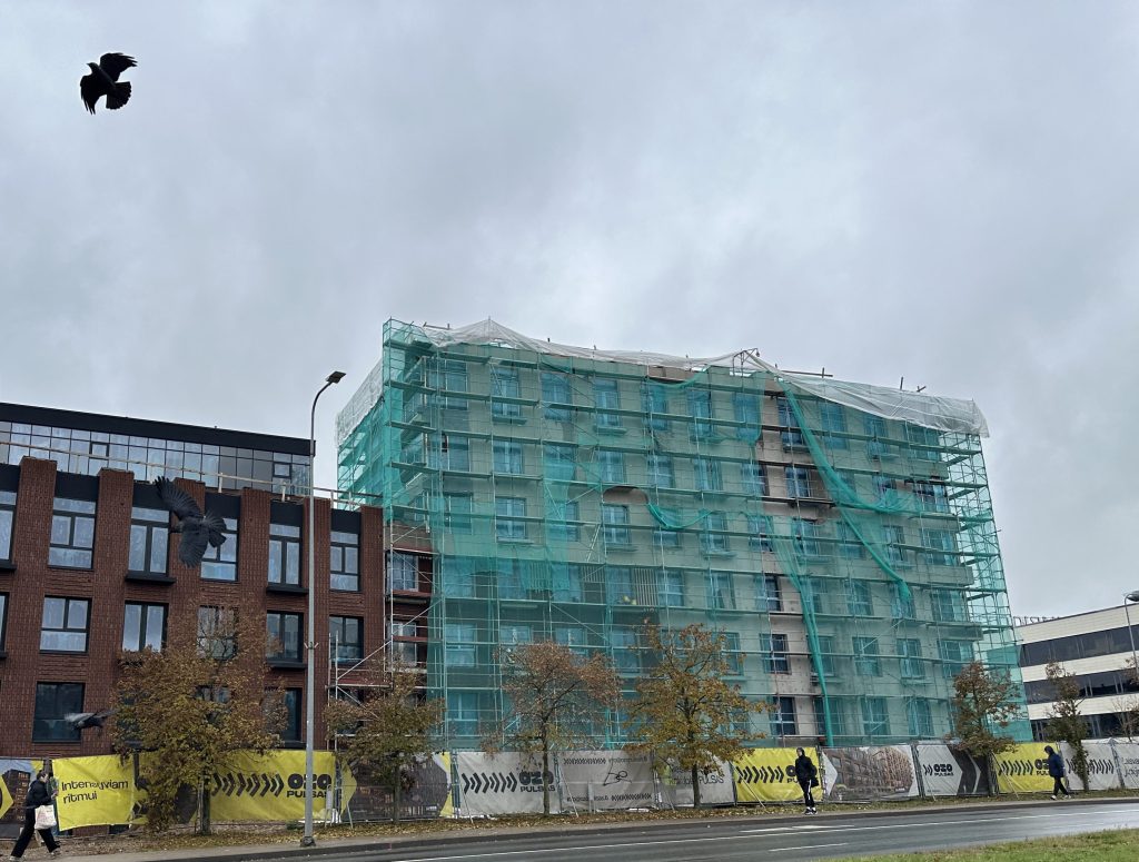 Ozo pulsas (Vito Gerulaičio g. 4) - Co-living, Viesnīca, Daudzdzīvokļu nams - būvdarbu attēli