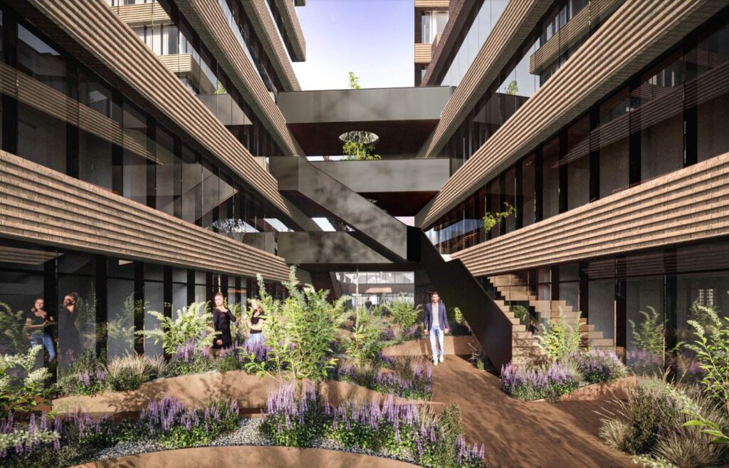 Ozo pulsas (Vito Gerulaičio g. 4) - Co-living, Viesnīca, Daudzdzīvokļu nams - vizualizācija