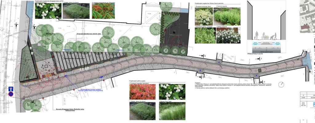 Žydų g. atkūrimas (Žydų g.) - Iela - vizualizācija