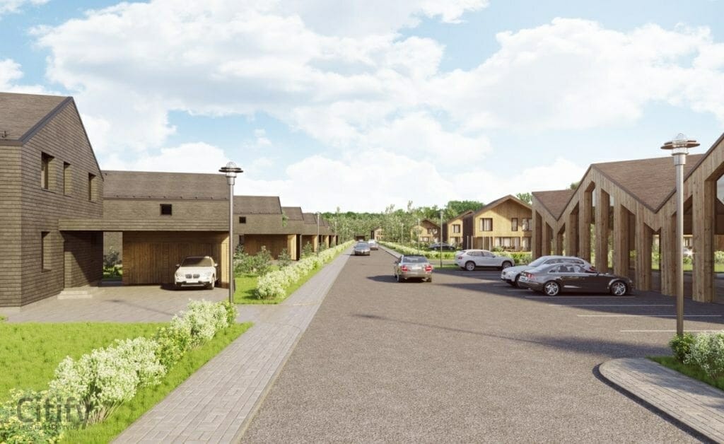 Akmenvilis (Šaltalankių g. 1) - Rindu mājas - vizualizācija