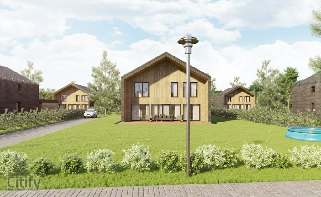 Akmenvilis (Šaltalankių g. 1) - Rindu mājas - vizualizācija