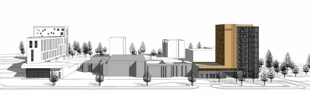 Ateities Trio verslo centras (Ateities g. 29) - Office center - visualization