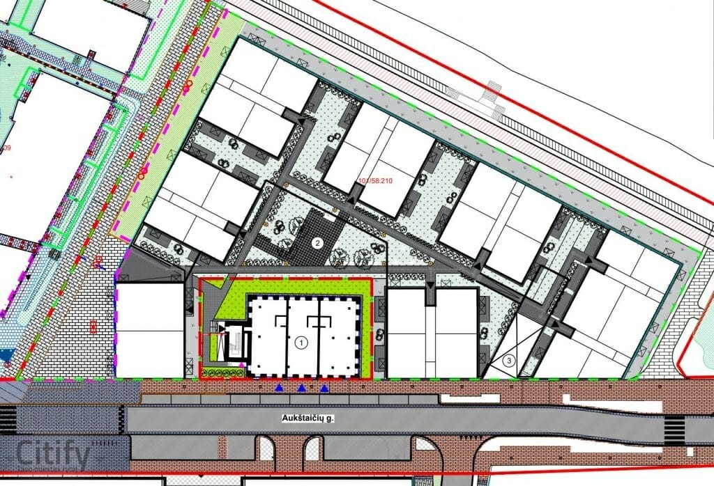 PAUPYS 11 etapas (Aukštaičių g. 14) - Daugiabutis - vizualizacija