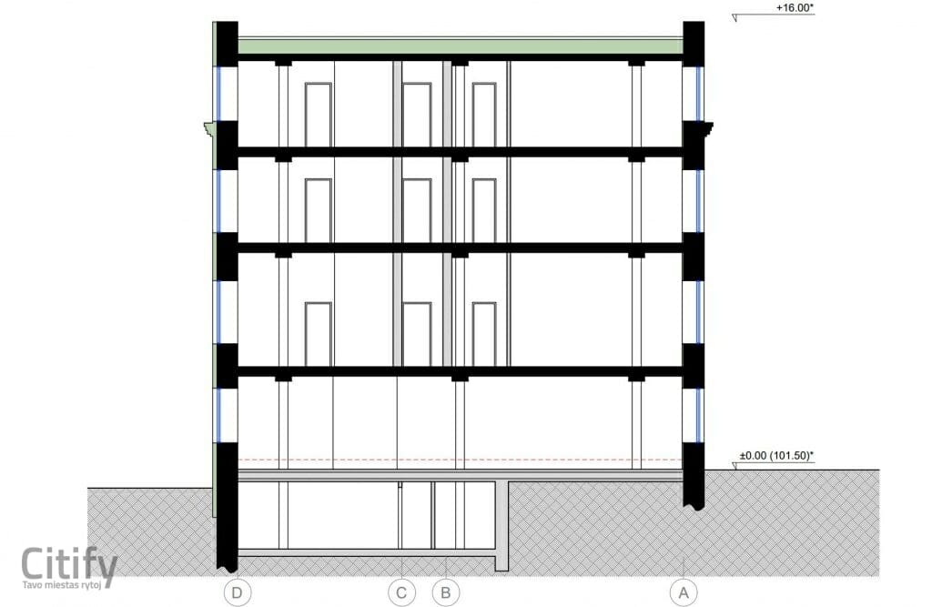 PAUPYS 11 etapas (Aukštaičių g. 14) - Daugiabutis - vizualizacija