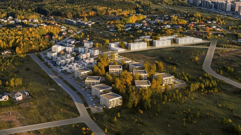 Bajorų alėjos 2 etapas (Salaspilio g. 1) - Multi apartment - visualization