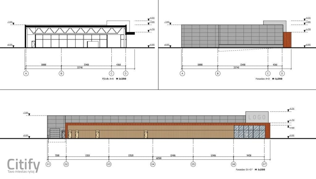LIDL Barčių g. 1 (Barčių g. 1) - Food store - visualization