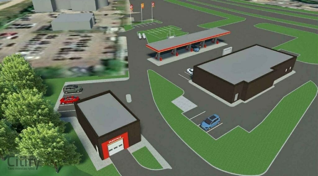 Circle K Geležinio Vilko g. (Geležinio Vilko g. 2A) - Petrol station - visualization
