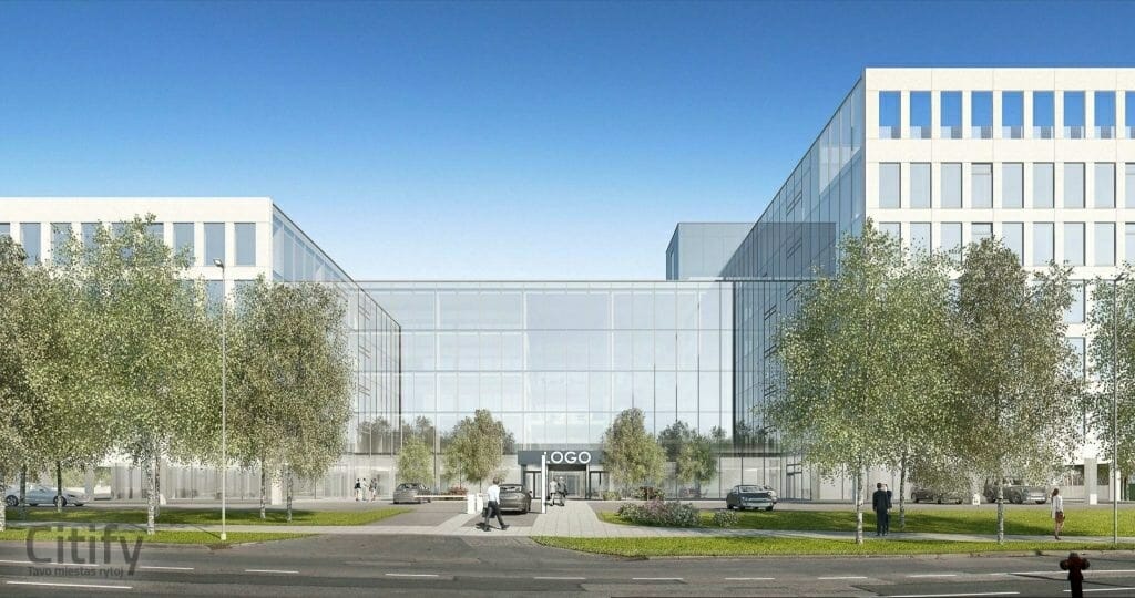 Freedom 35 (Laisvės pr. 35) - Office center - visualization