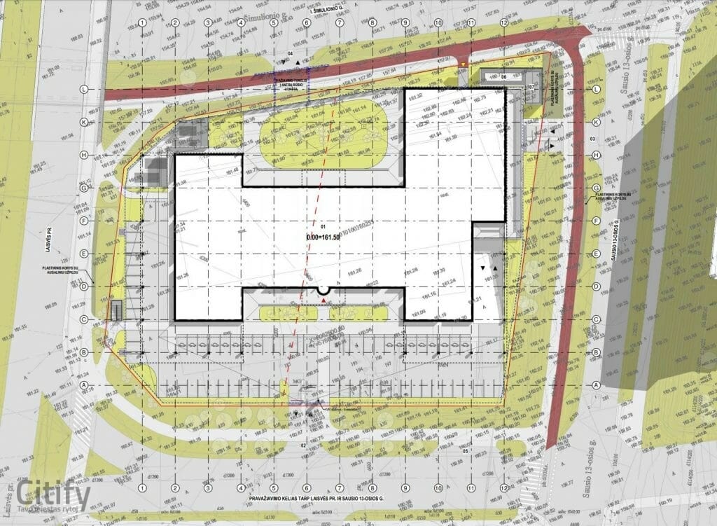 Freedom 35 (Laisvės pr. 35) - Office center - visualization