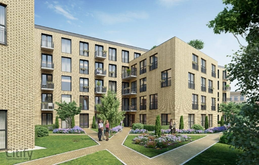 Jasinskio namai (J. Jasinskio g. 14A) - Daudzdzīvokļu nams - vizualizācija