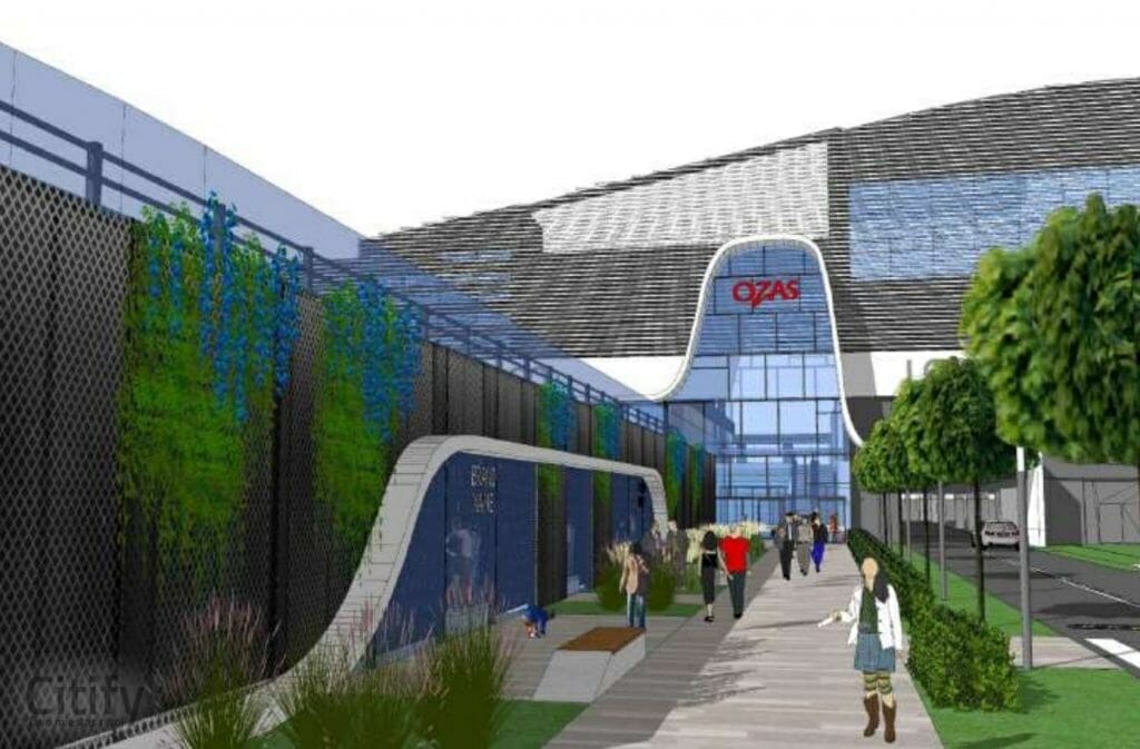 PC Ozas rekonstrukcija (Ozo g. 18) - Shopping center - visualization