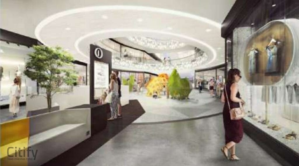 PC Ozas rekonstrukcija (Ozo g. 18) - Shopping center - visualization