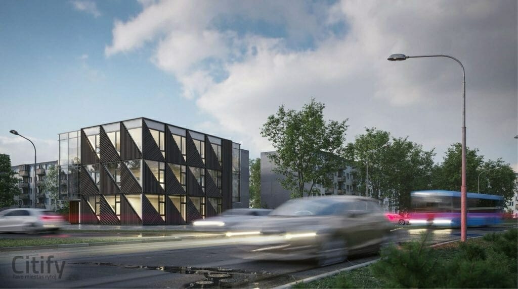 V. Krėvės pr. 79A (V. Krėvės pr. 79A) - Büroohoone - visuaalne