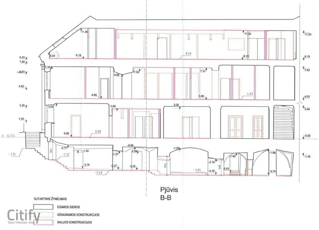 Visų Šventųjų g. 9 (Visų Šventųjų g. 9) - Multi apartment - visualization
