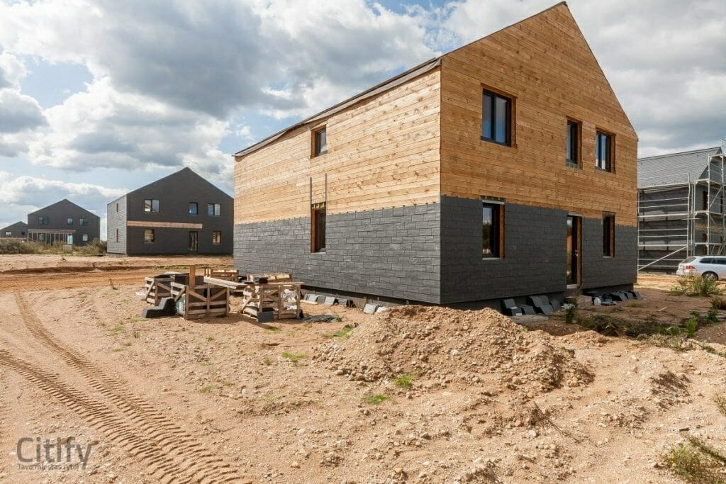 Akmenvilis (Šaltalankių g. 1) - Rindu mājas - būvdarbu attēli