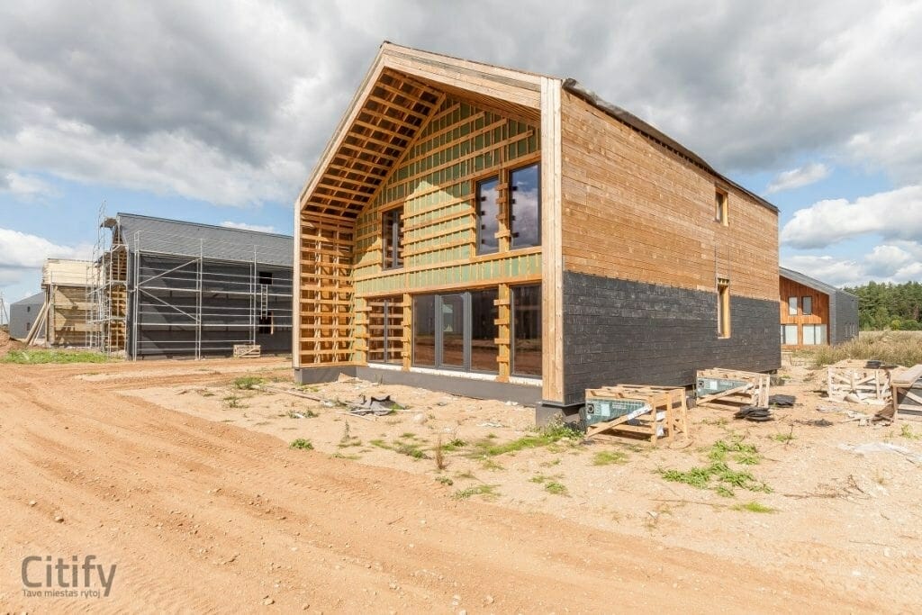 Akmenvilis (Šaltalankių g. 1) - Rindu mājas - būvdarbu attēli