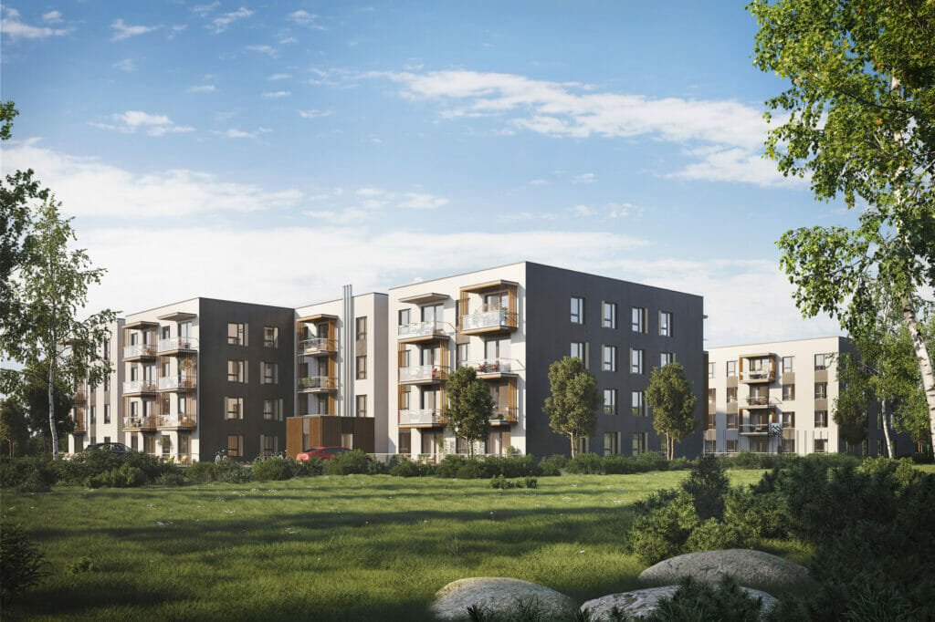 Bajorų alėjos 3 etapas (Salaspilio g. 1) - Multi apartment - visualization