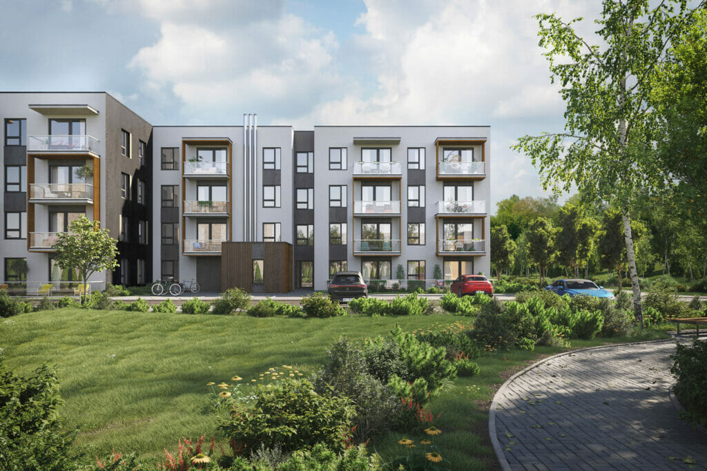 Bajorų alėjos 3 etapas (Salaspilio g. 1) - Multi apartment - visualization