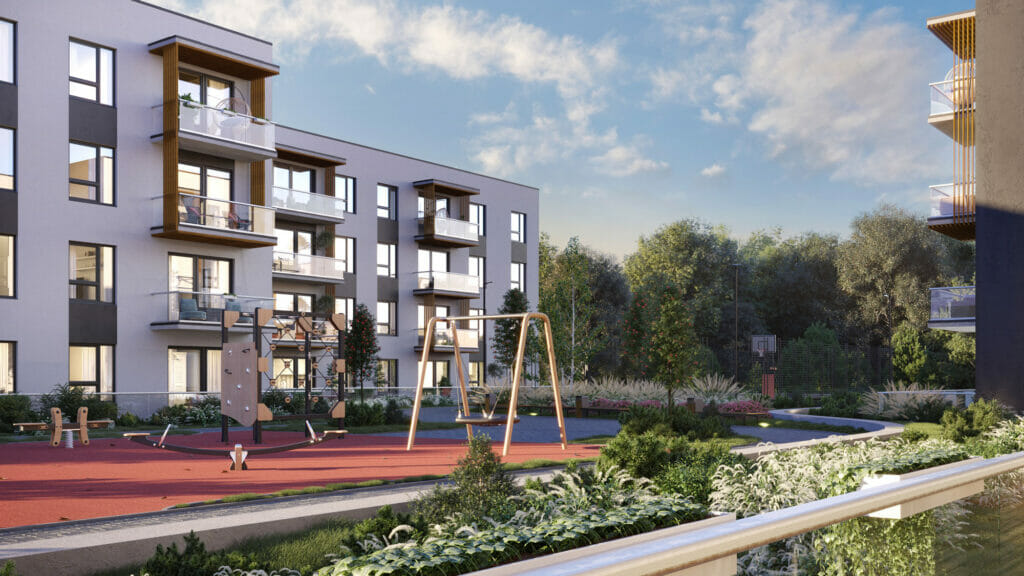 Bajorų alėjos 3 etapas (Salaspilio g. 1) - Multi apartment - visualization