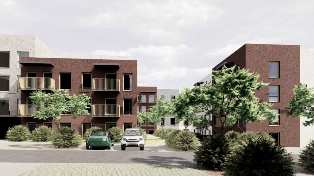 Bajorų alėjos 6 etapas (Salaspilio g. 2) - Korterelamu - visuaalne