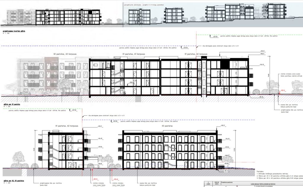 Bajorų alėjos 6 etapas (Salaspilio g. 2) - Korterelamu - visuaalne