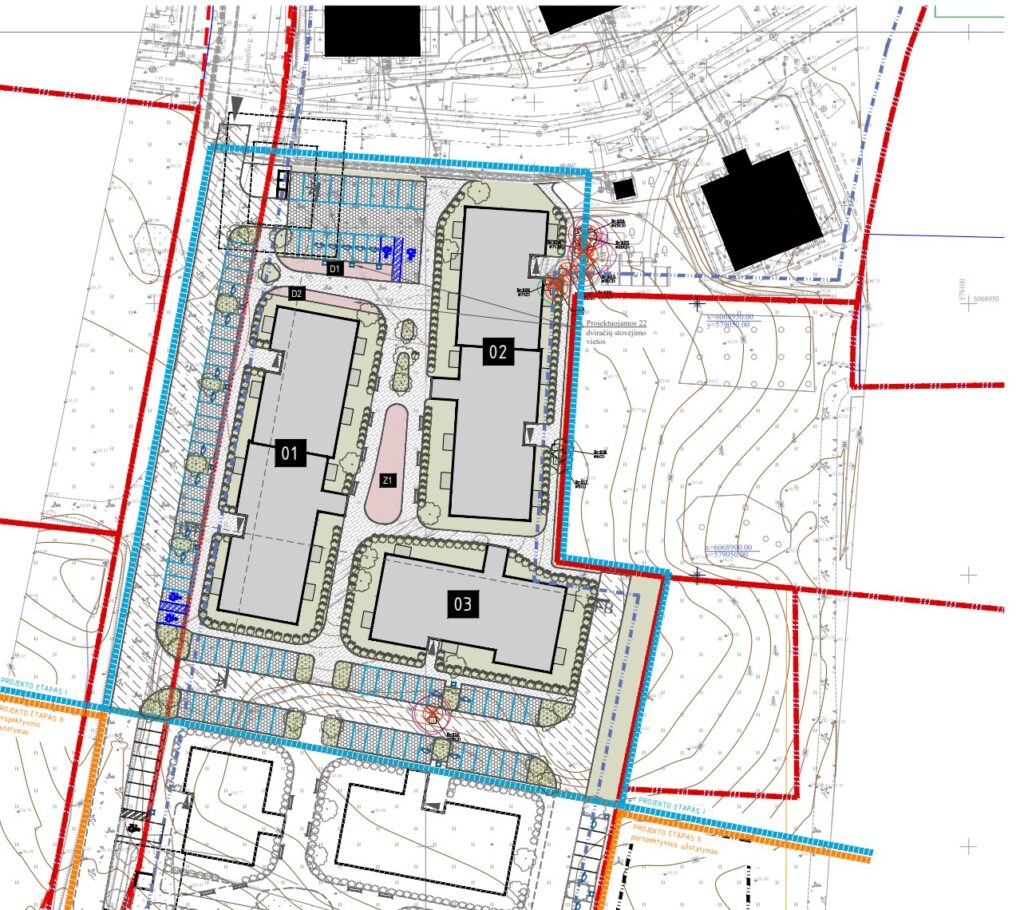 Bajorų alėjos 6 etapas (Salaspilio g. 2) - Korterelamu - visuaalne