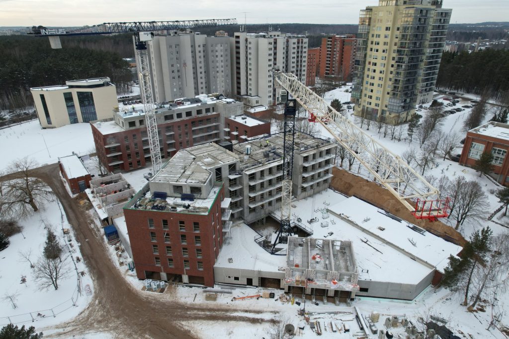 Baltupis 1 etapas (Didlaukio g. 53) - Korterelamu - ehituse fotod