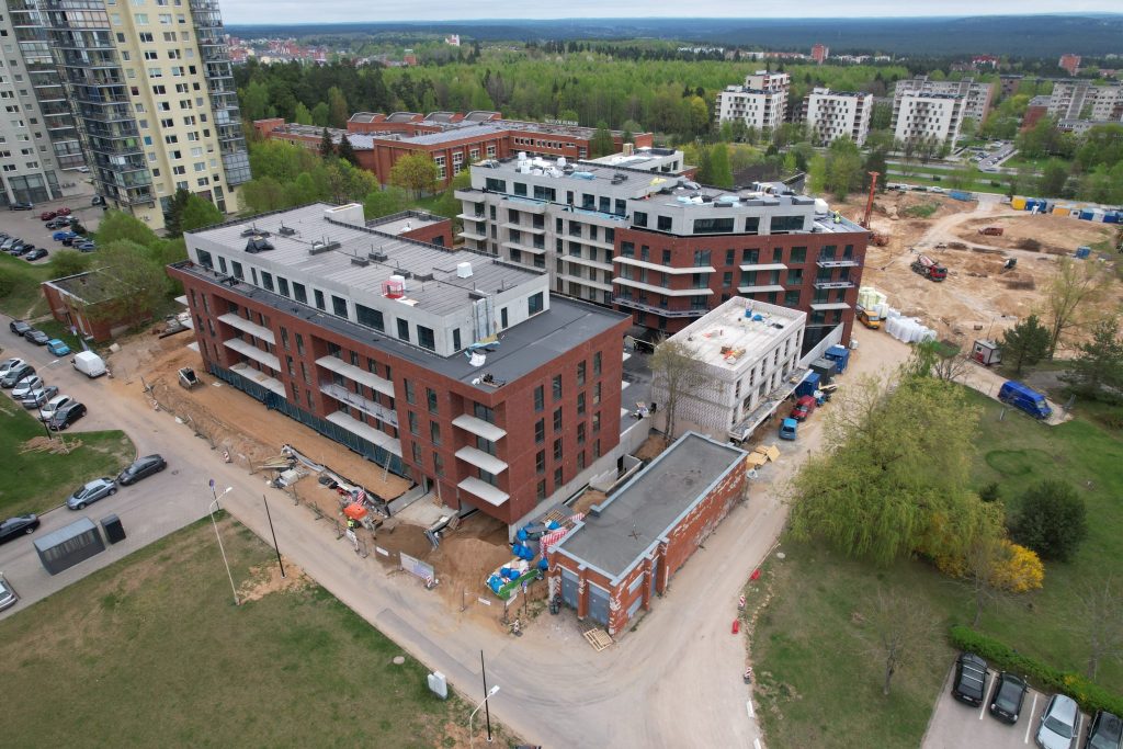 Baltupis 1 etapas (Didlaukio g. 53) - Korterelamu - ehituse fotod