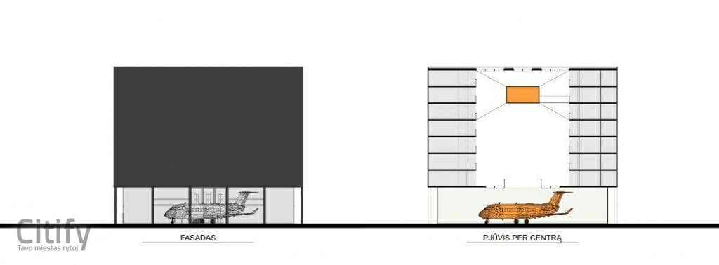 Aerocity Dariaus ir Girėno g. 34F (Dariaus ir Girėno g. 34F) - Office center - visualization