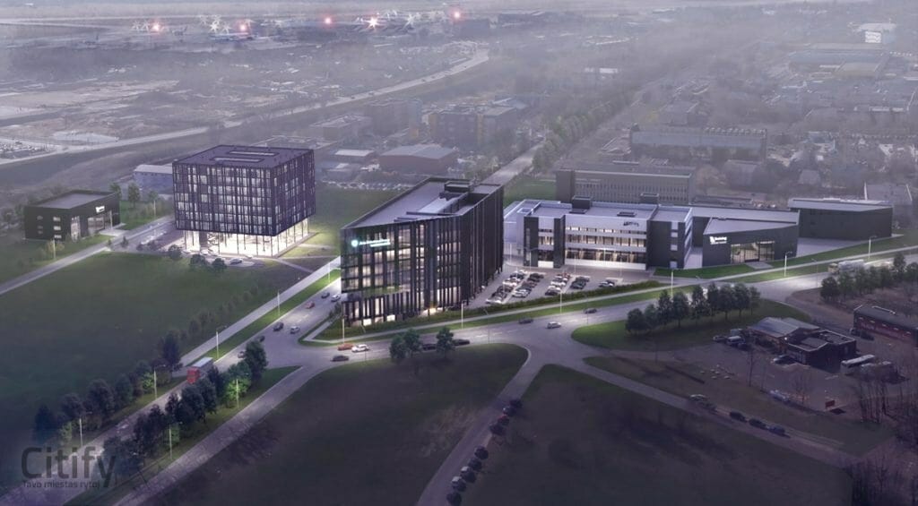 Aerocity Dariaus ir Girėno g. 34F (Dariaus ir Girėno g. 34F) - Office center - visualization