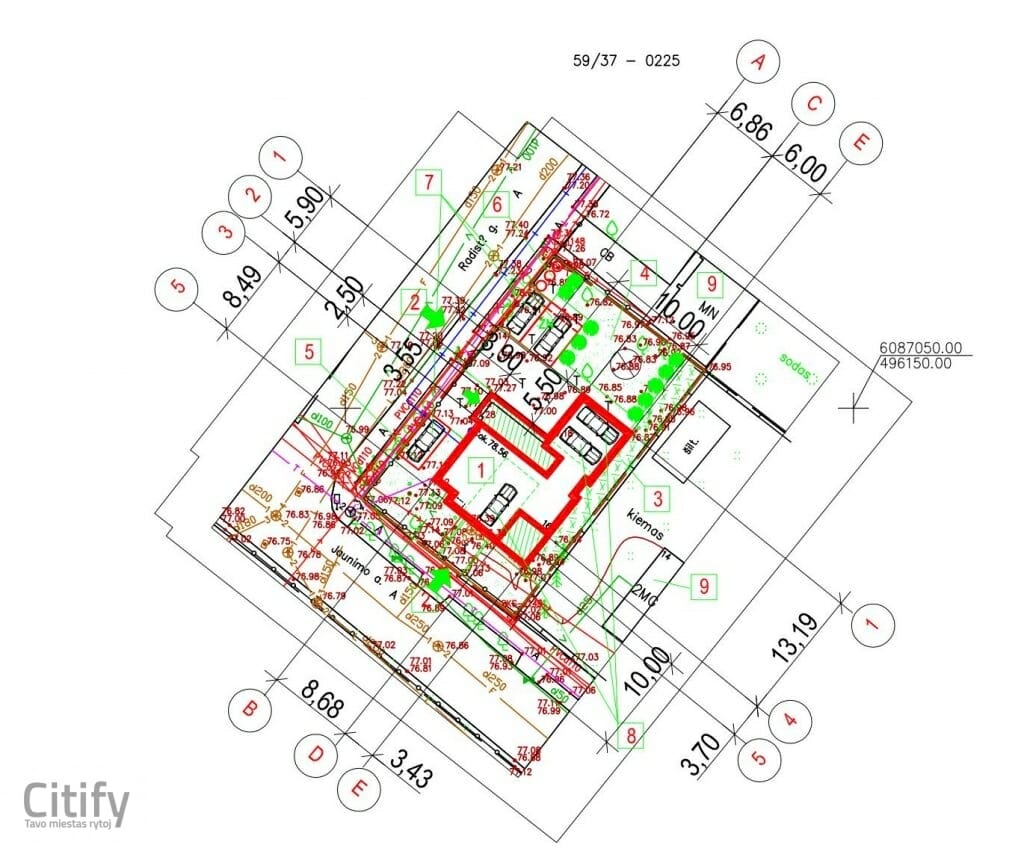 Jaunimo a. 16 (Jaunimo a. 16) - Multi apartment - visualization